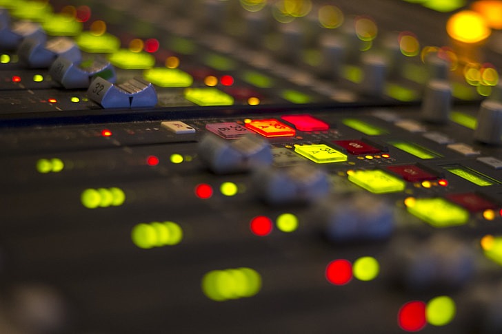 Radio mixer audio studio preview